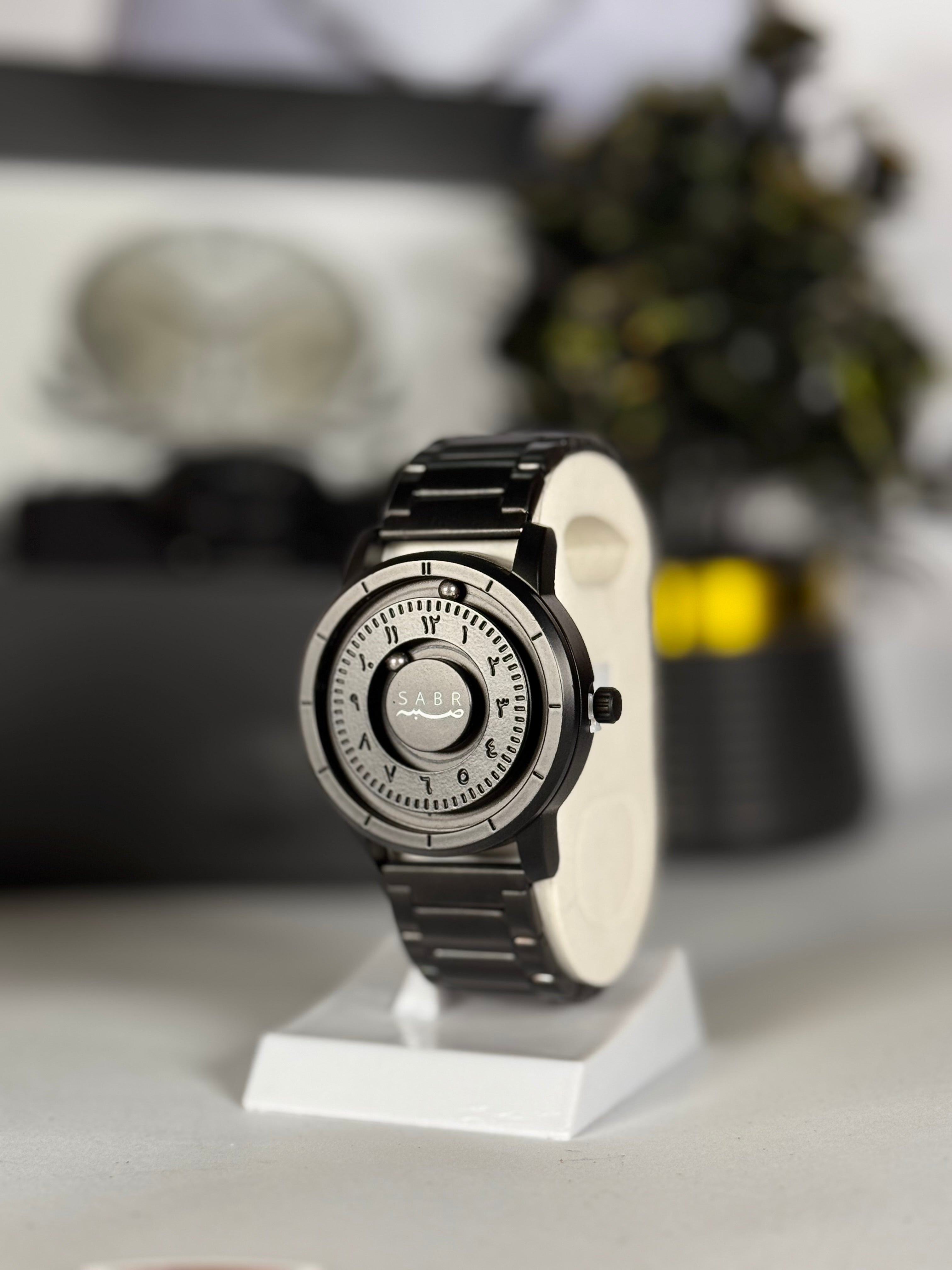 Legalwears SABR Arabic Dial Stainless Steel Watch – Minimalist Islamic Luxury Timepiece for Men & Women