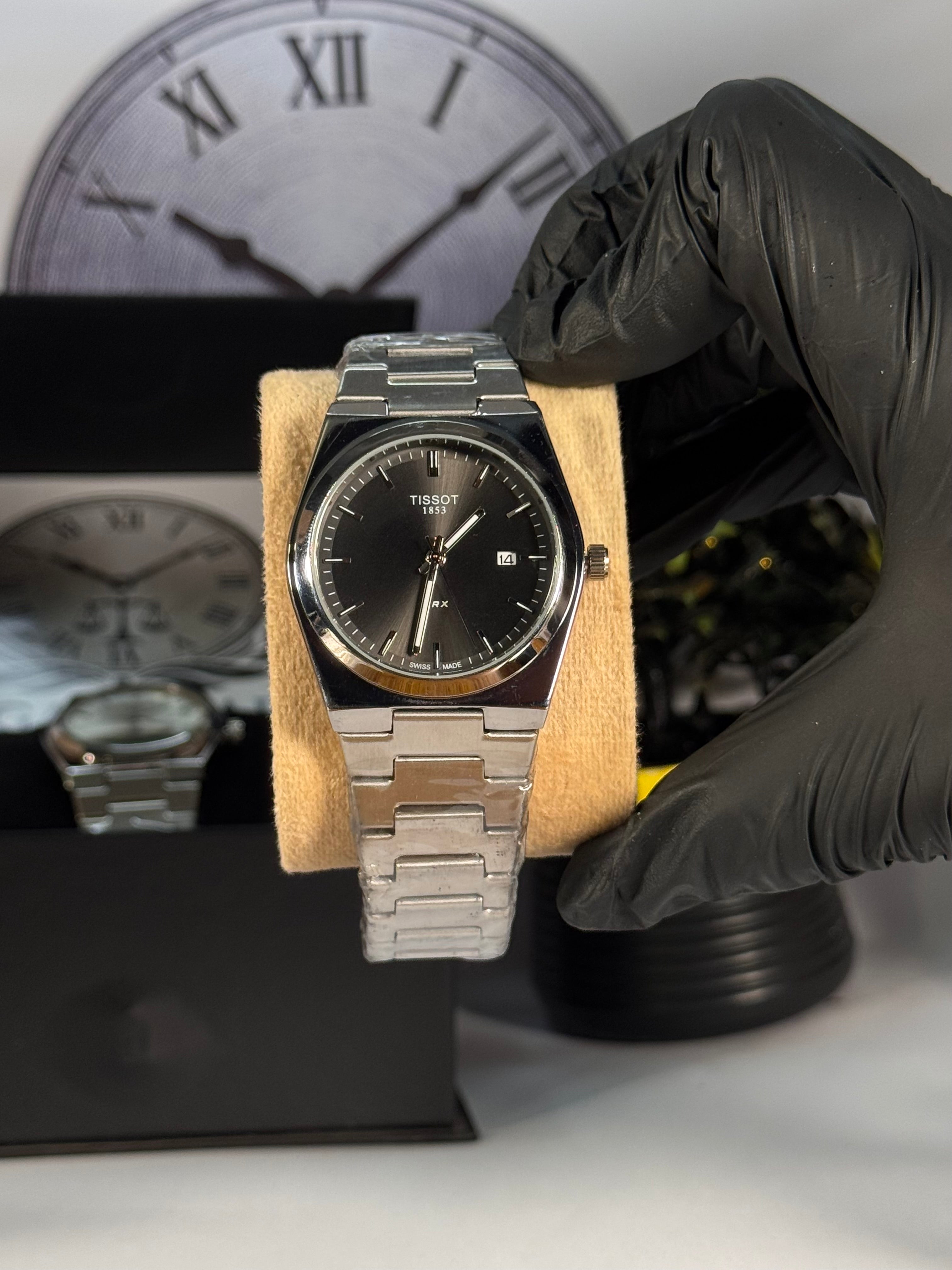 Tiss Master Silver Dial Stainless Steel Strap Quartz Watch – Minimal Luxury | LegalWears