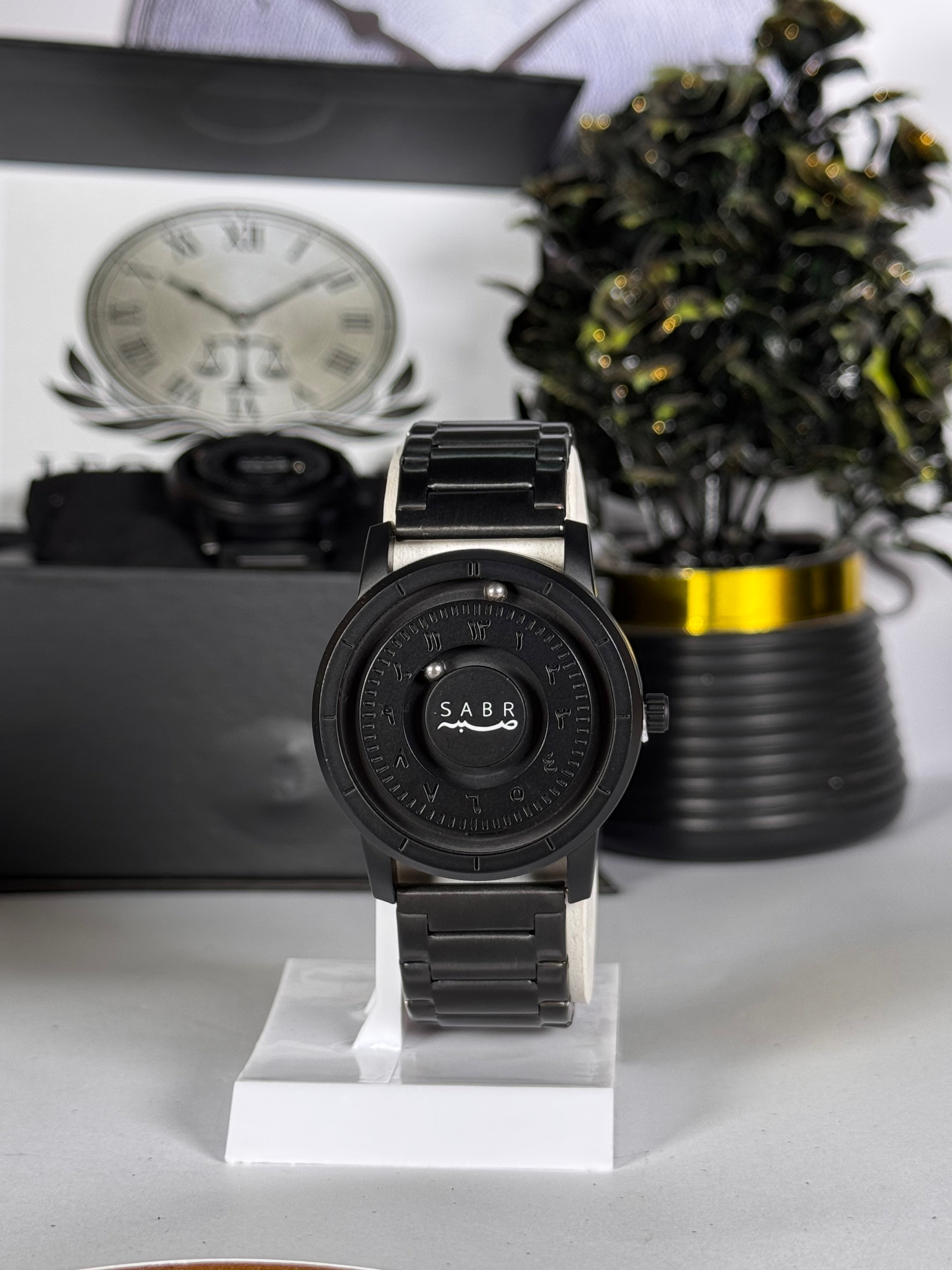 Legalwears SABR Arabic Dial Stainless Steel Watch – Minimalist Islamic Luxury Timepiece for Men & Women