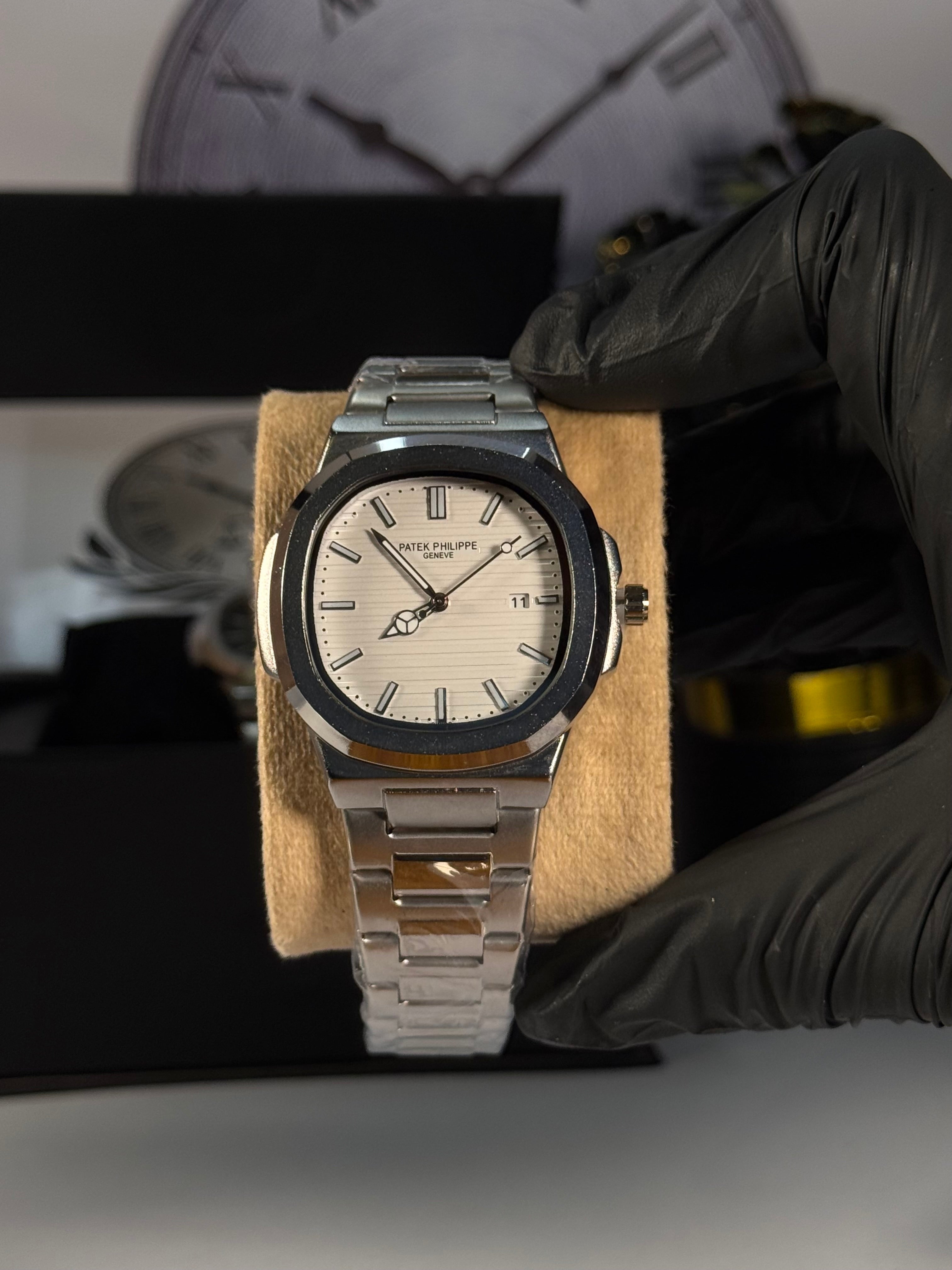 Patek Master Inspired Green Dial Watch | Stainless Steel Bracelet | LegalWears