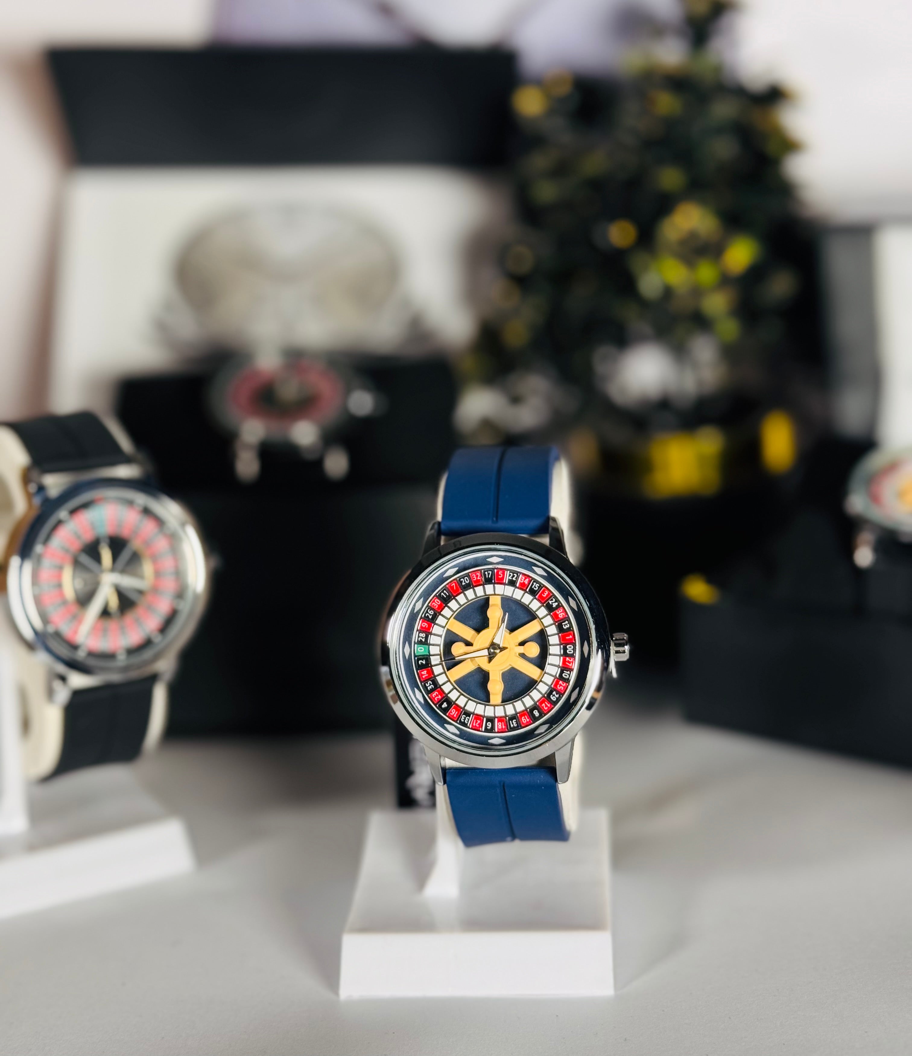 Casino Spinnable Dial Watch | Silicone Strap Watches | Luxury Timepiece | LegalWears