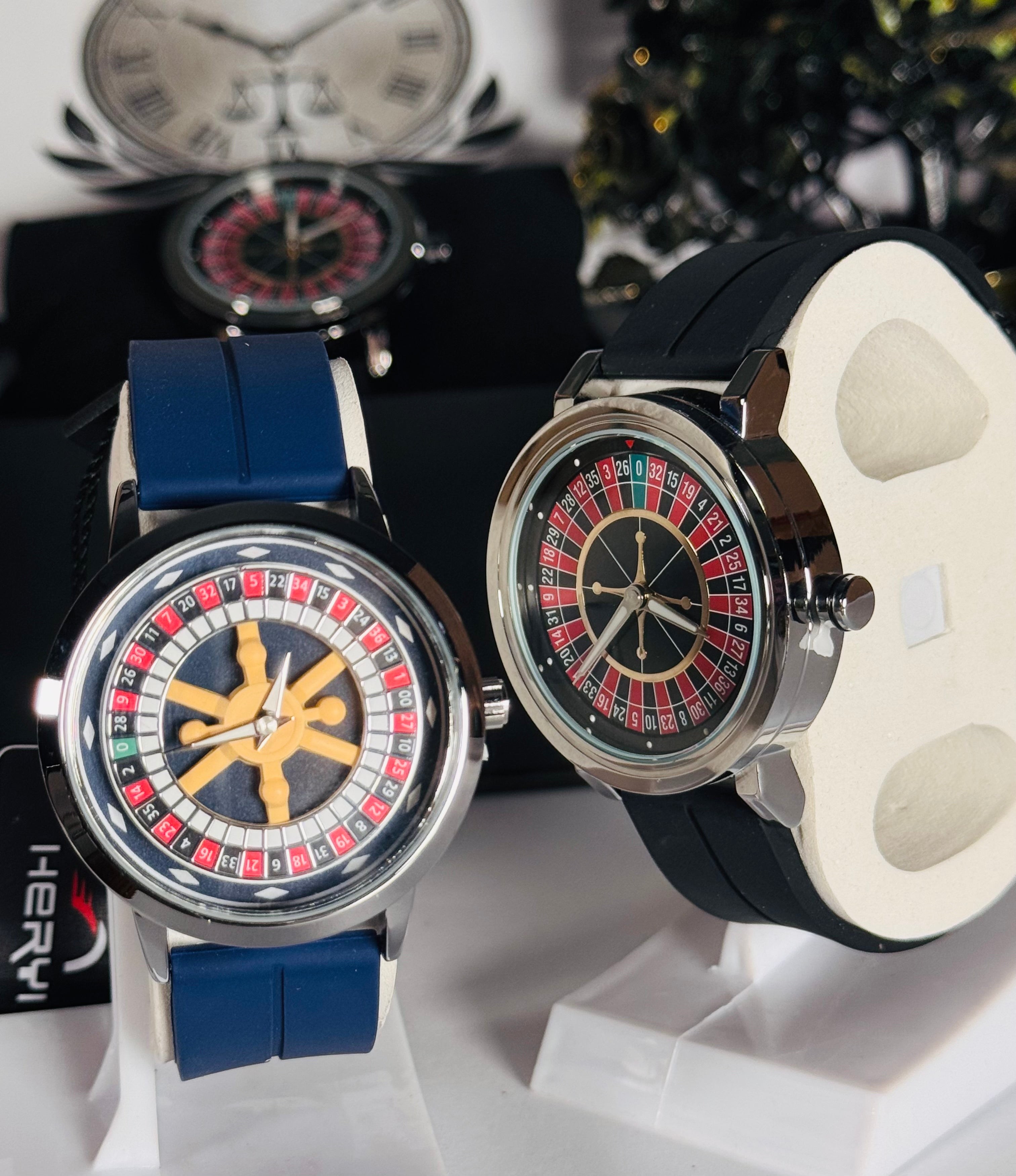 Casino Spinnable Dial Watch | Silicone Strap Watches | Luxury Timepiece | LegalWears