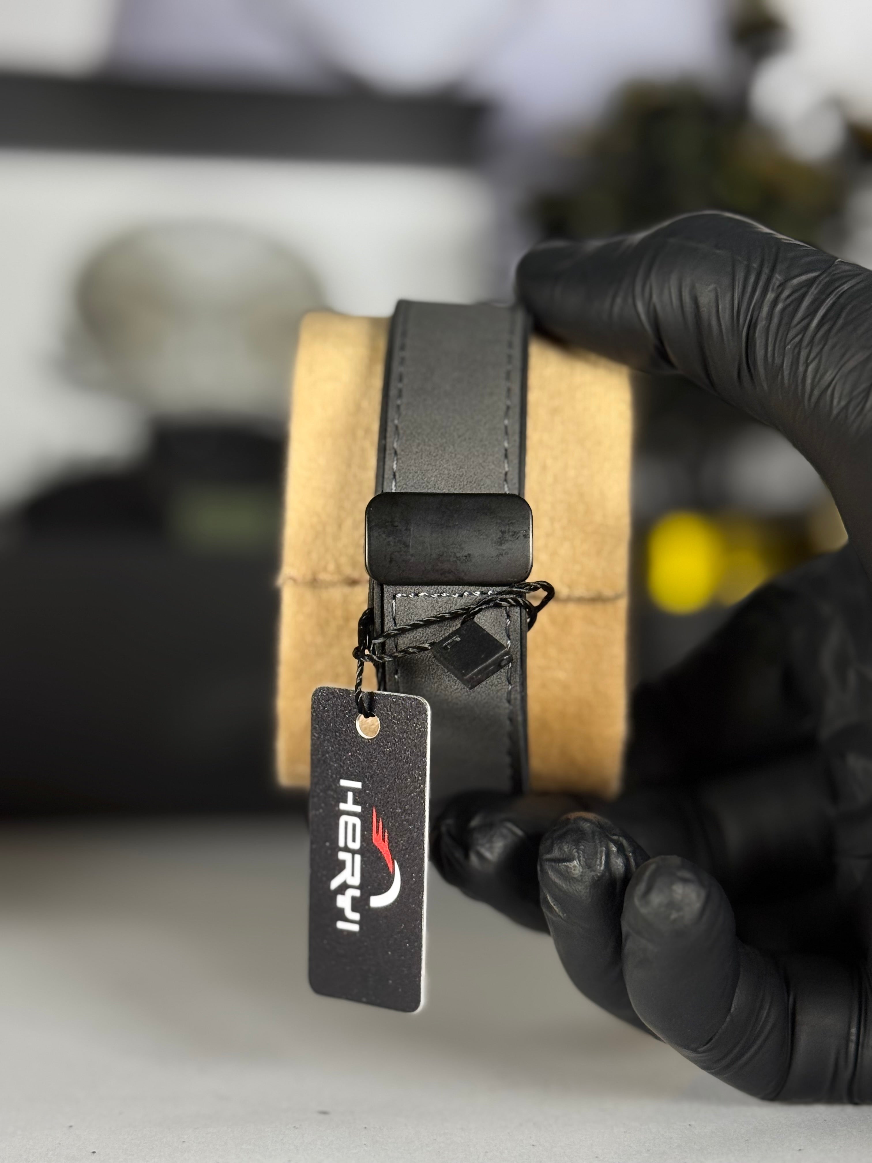 HERYI Grey Silicon Leather Strap Men’s Watch with Unique Circular Dial | Everyday Watch | Legalwears