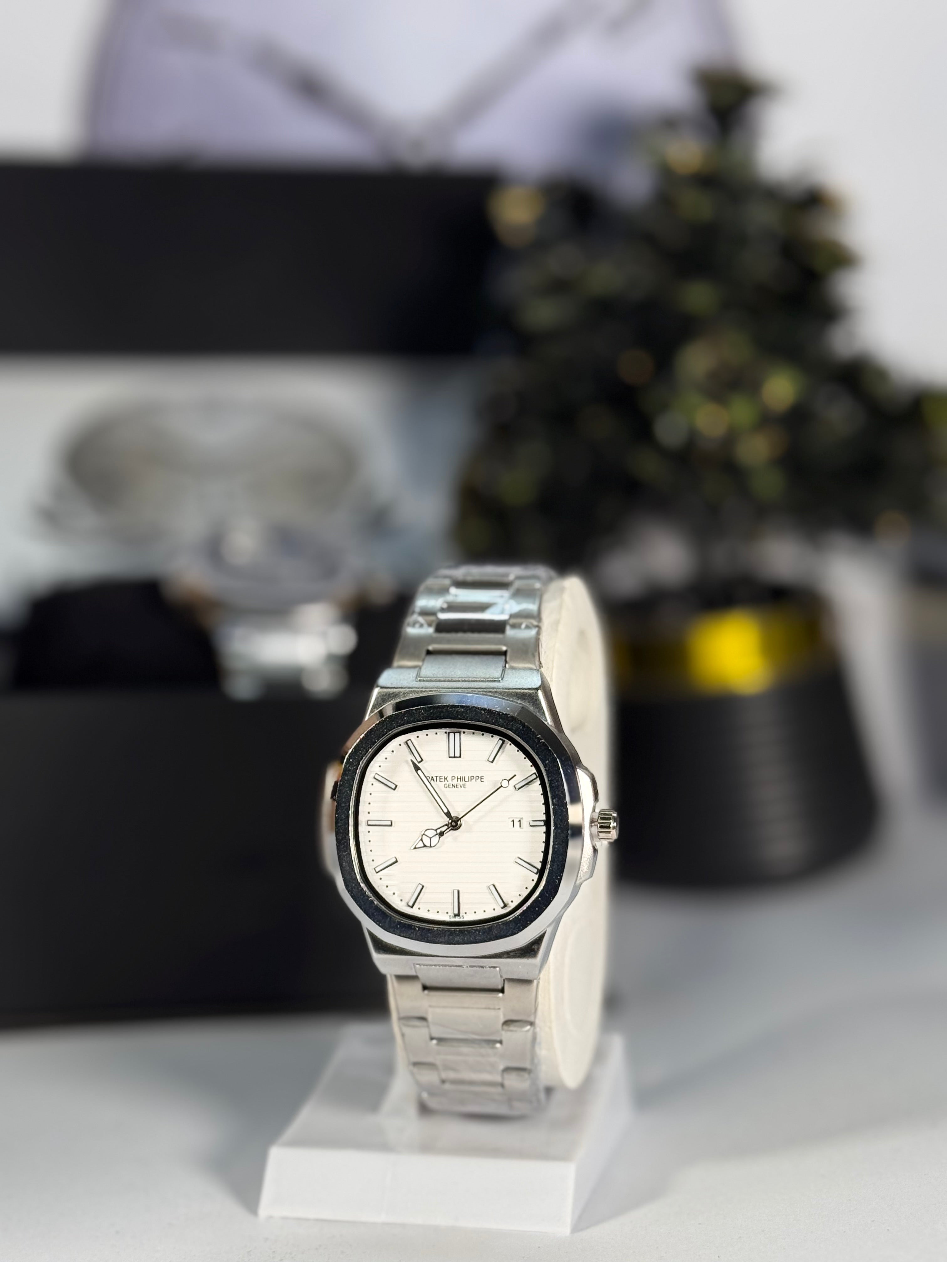 Patek Master Inspired Green Dial Watch | Stainless Steel Bracelet | LegalWears